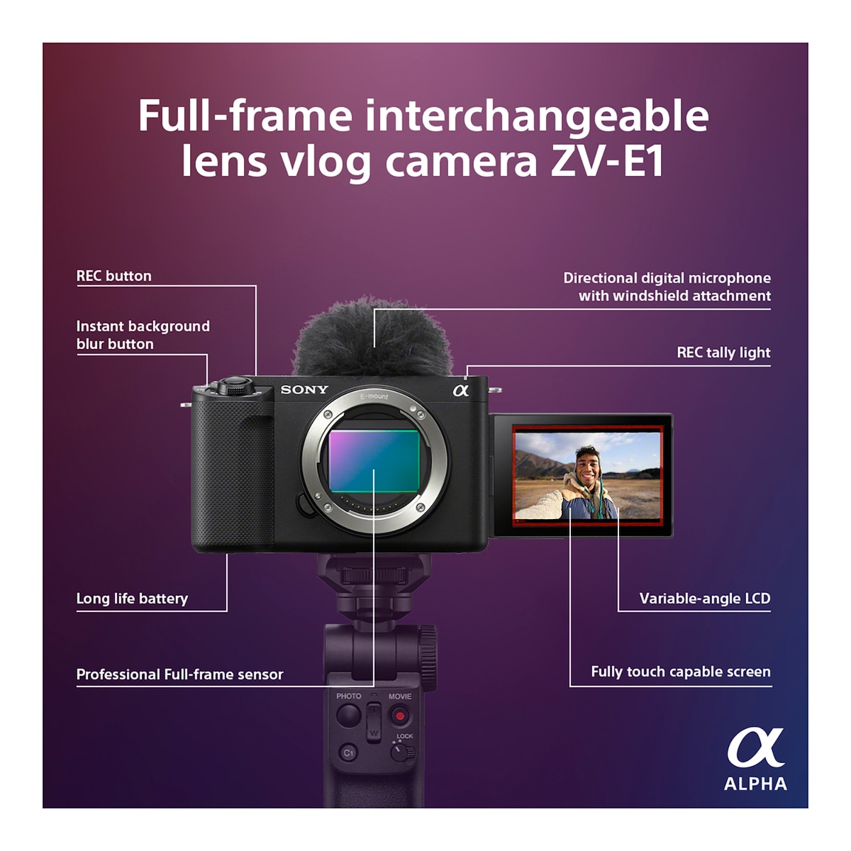 Sony ZV-E1 speilløst kamera