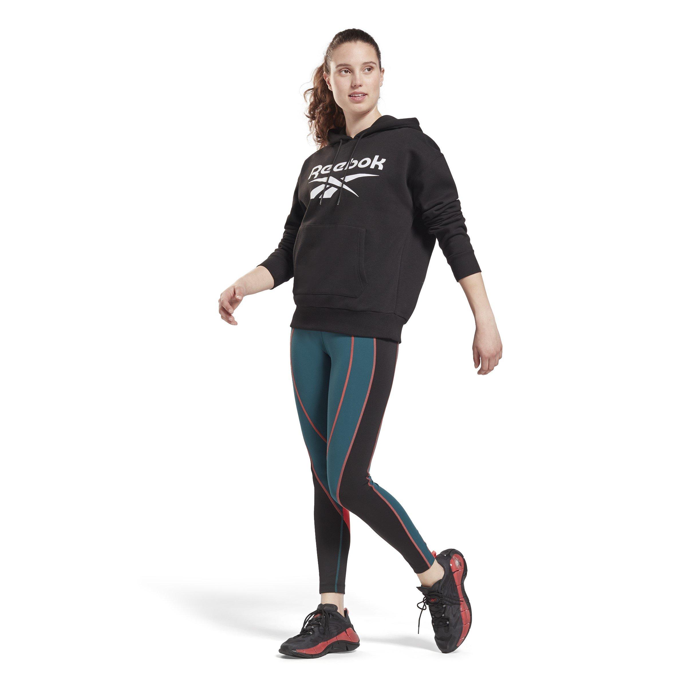 Reebok Identity Logo Fleece Hoodie Womens Sweatshirt