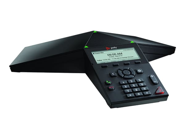 Poly Trio 8300 - Konferanse-VoIP-telefon - med Bluetooth-grensesnitt med anrops-ID/samtale venter - IEEE 802.11a/b/g/n (Wi-Fi) / Bluetooth 5.0 - trev