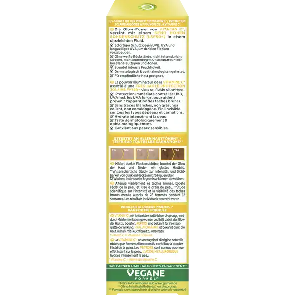 Vitamin C Tägliches Sonnenfluid Invisible LSF 50+