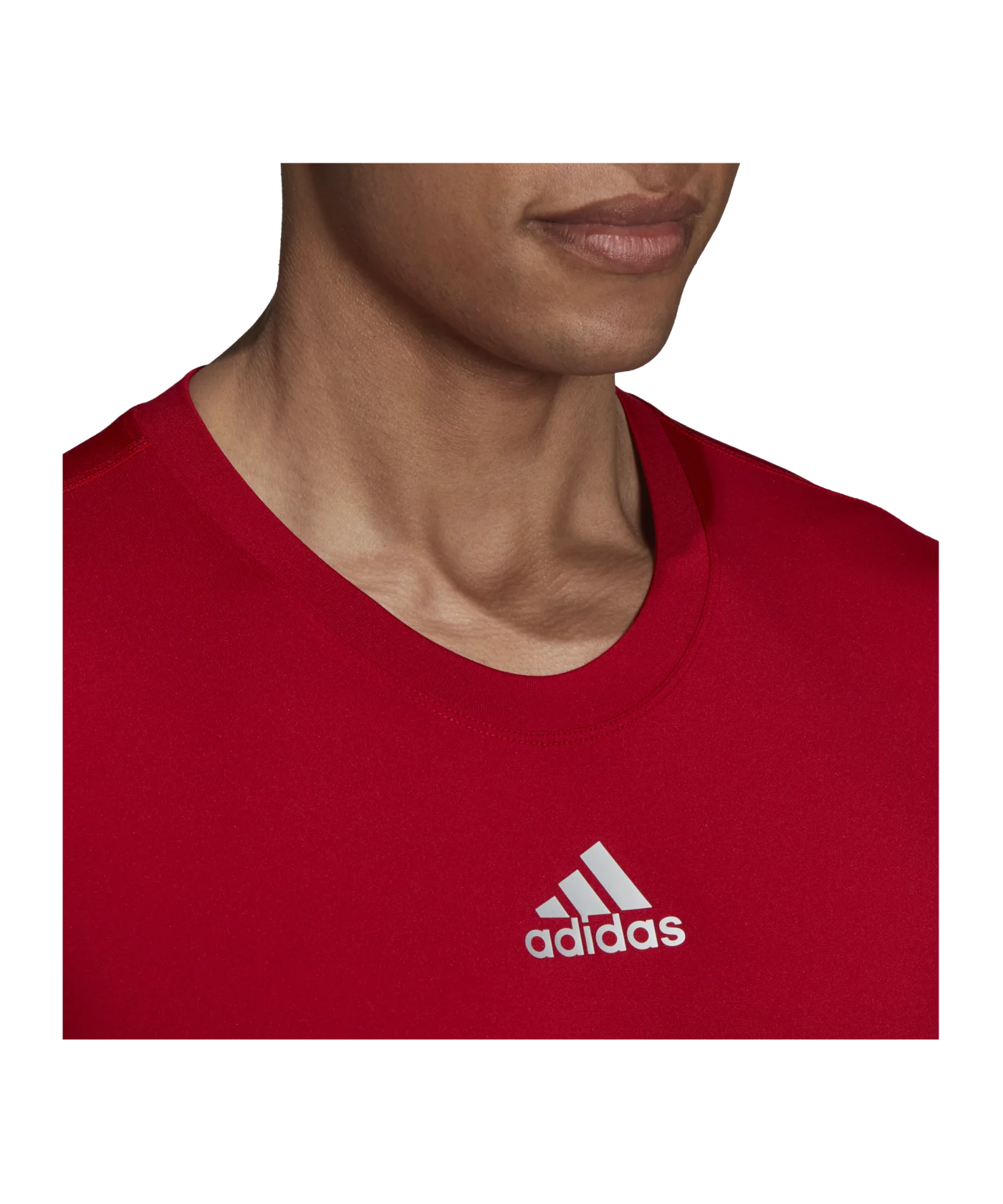 adidas TechFit Warm Longsleeve Rot
