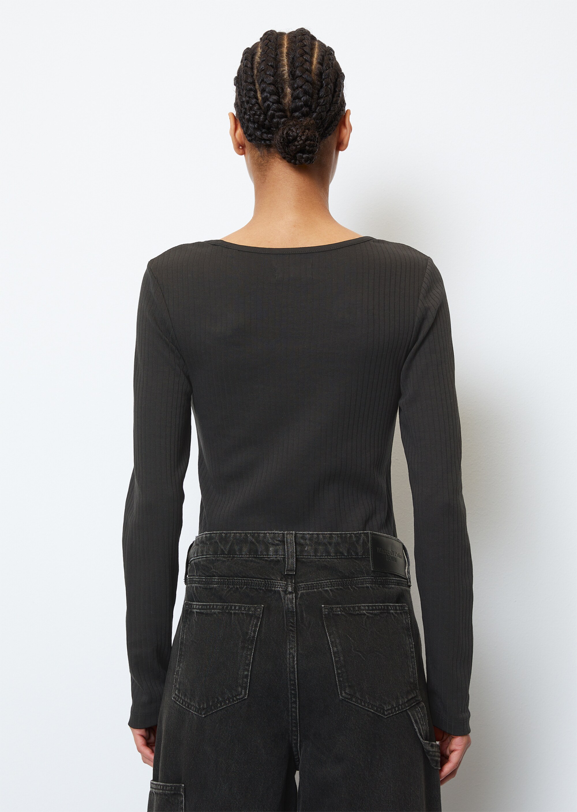 DfC Longsleeve slim aus Interlock-Jersey