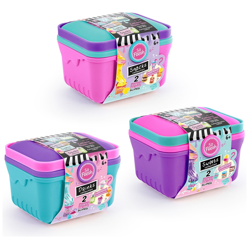 So Slime DIY Mini-Marktkoffer-Sortiment