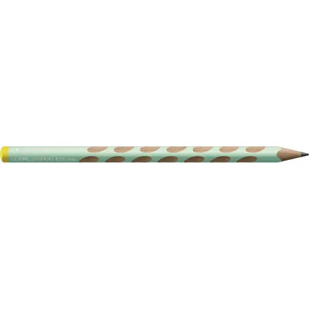 Ergonomischer Dreikant-Bleistift für Linkshänder - STABILO EASYgraph in pastellgrün - 6er Pack - Härtegrad HB