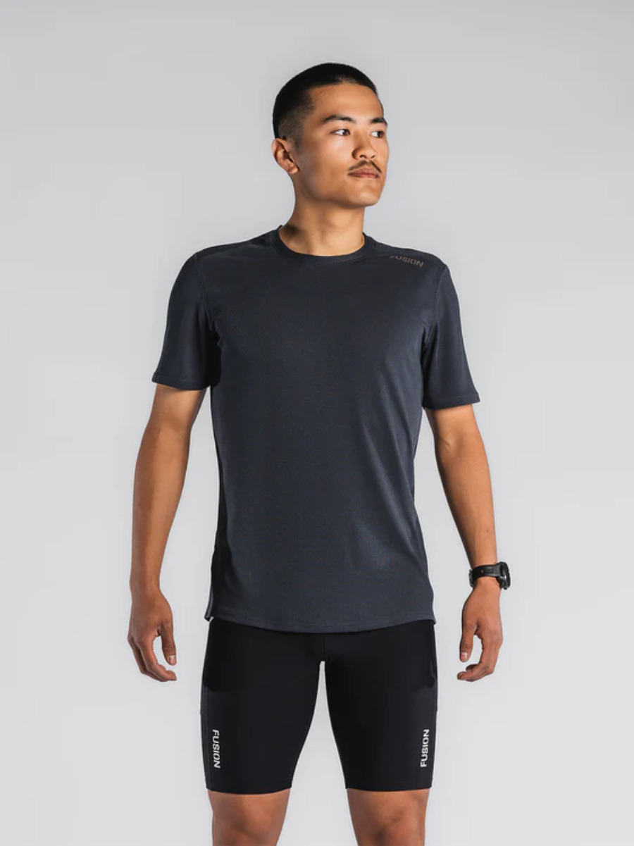fusion nova loebe t shirt herre 243 1033 grey