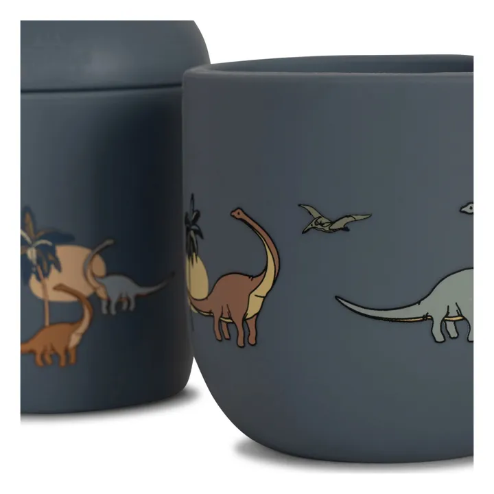 Konges Sløjd Gobelet et tasse d'apprentissage | Bleu