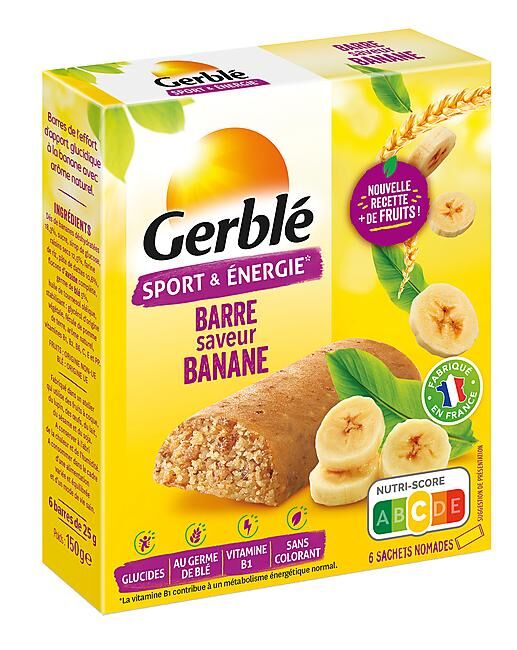 GERBLE - BARRES BANANE X 6