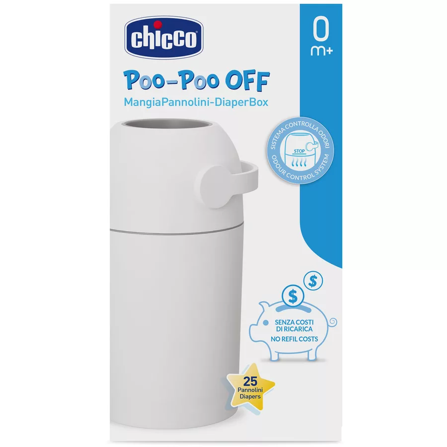 chicco Windeleimer Odour Off weiß