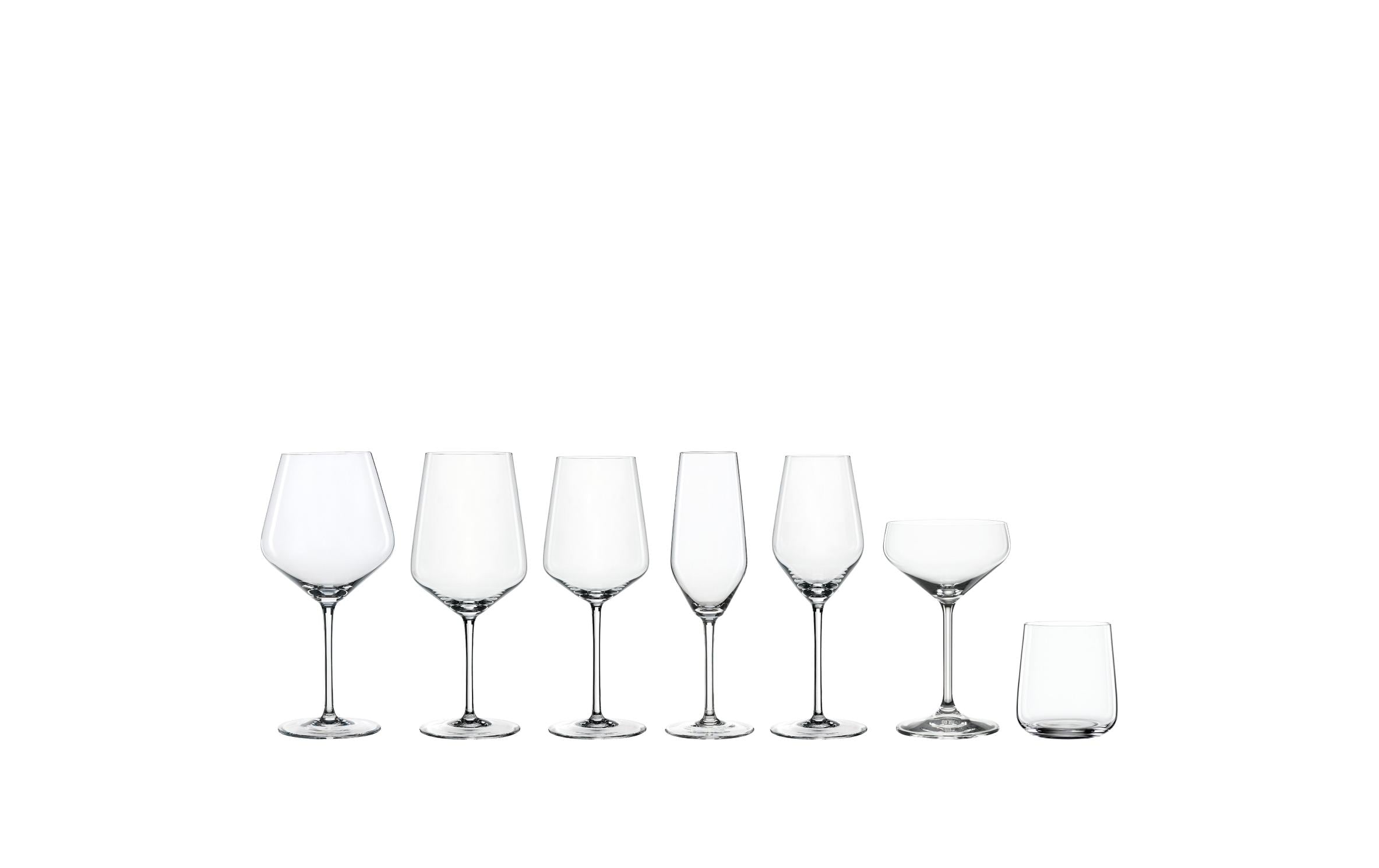 Champagnerglas Style 240 ml, 4 Stück, TransparentElegantes Sektglas-Set