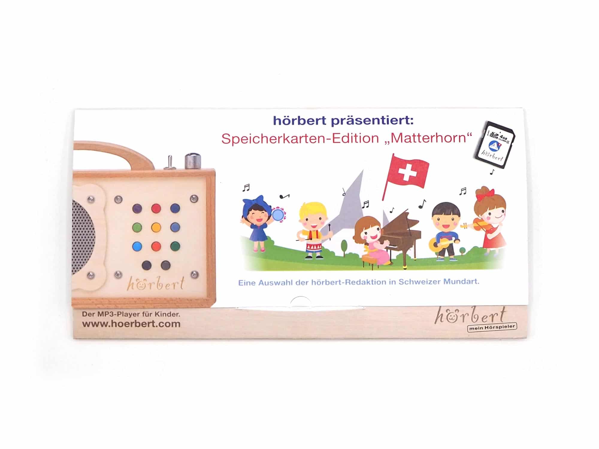 Speicherkarte für hörbert – Matterhorn (schwizerdütsch)