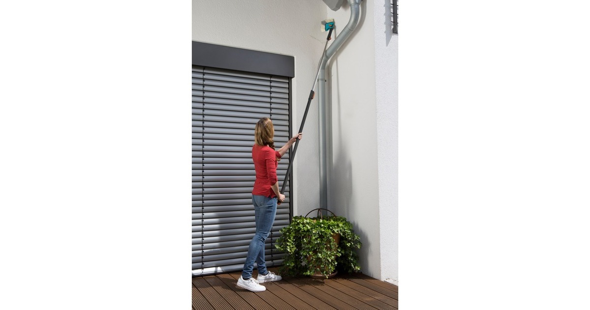 GARDENACombisystem ragebol gehoekte bezem  (Turquoise/grijs, 3634-20)