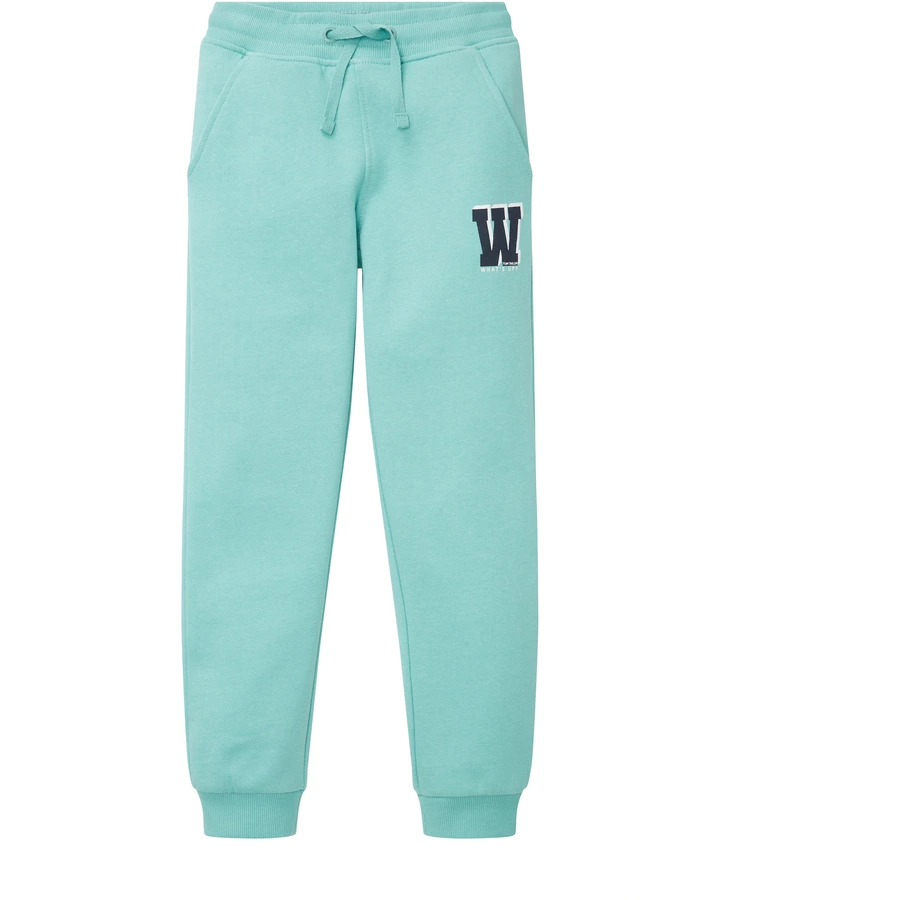 TOM TAILOR Sweathose Printed Dusty Green