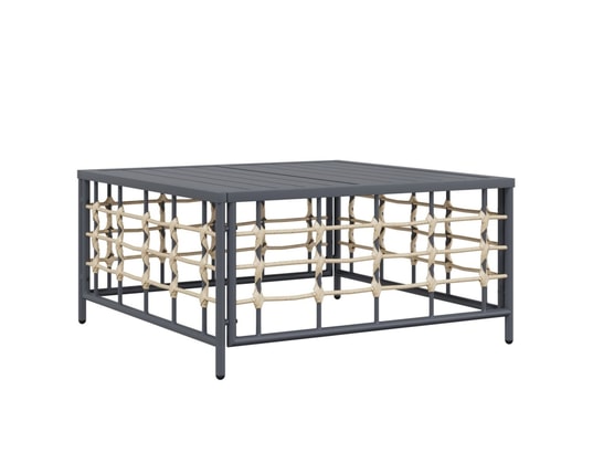 LES TENDANCES - Salon extérieur Salon de jardin-gris-4 places-72x72x66-482890