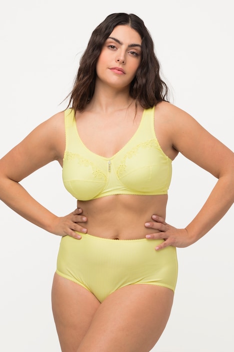 Midislips, 2er-Pack, Nadelstreifen, höher geschnitten