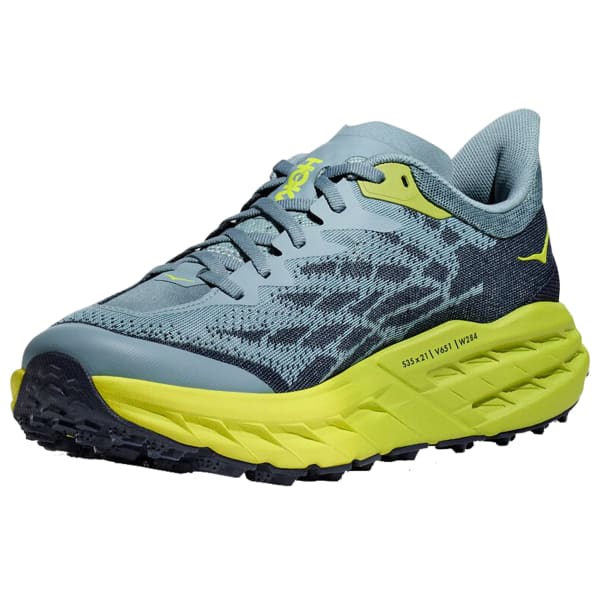 Chaussure trail HOKA ONE ONE SPEEDGOAT 5 WIDE STONE BLUE/DARK CITRON
