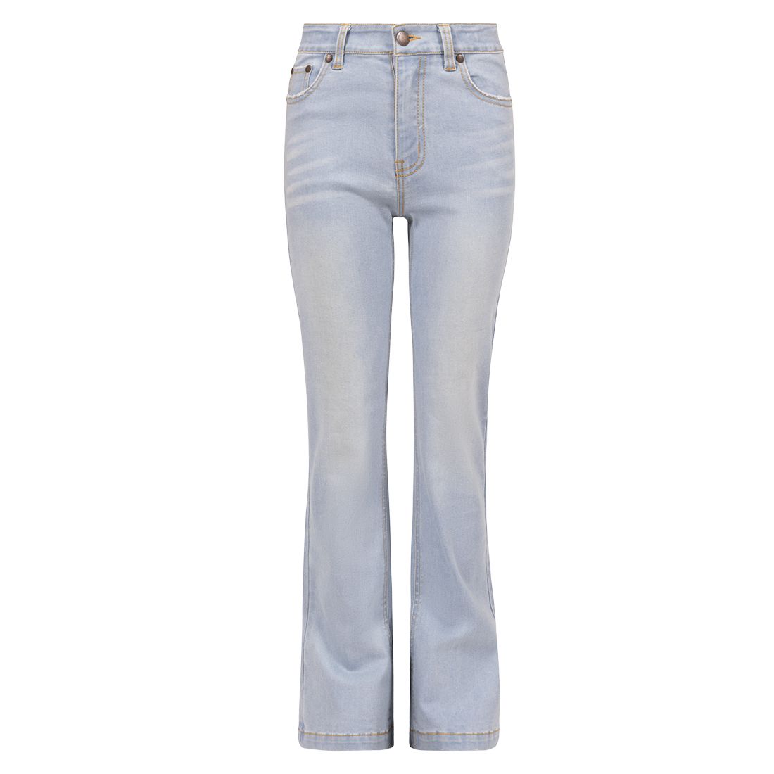 Jeans utsvinget med lavt liv Lina