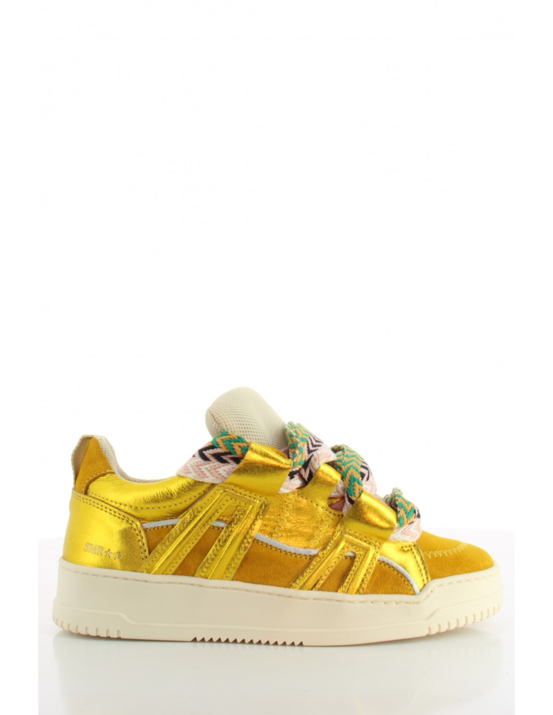 semerdjian Baskets de Ville Femme Inna 11205 Cuir Or