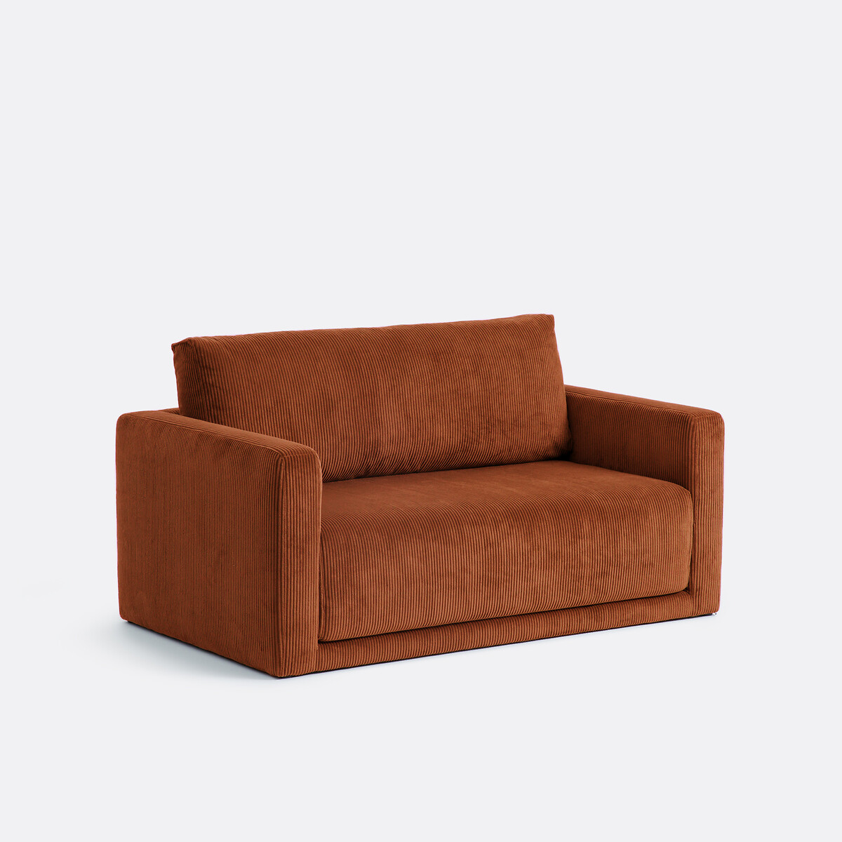 LA REDOUTE INTERIEURS<br>Sofá cama 2 lugares ribfluweel Hani