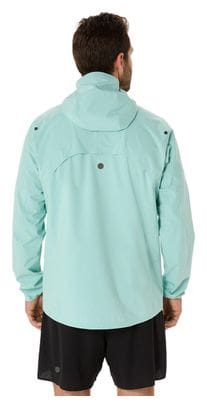 Veste imperméable Asics Metarun Waterproof Vert Homme