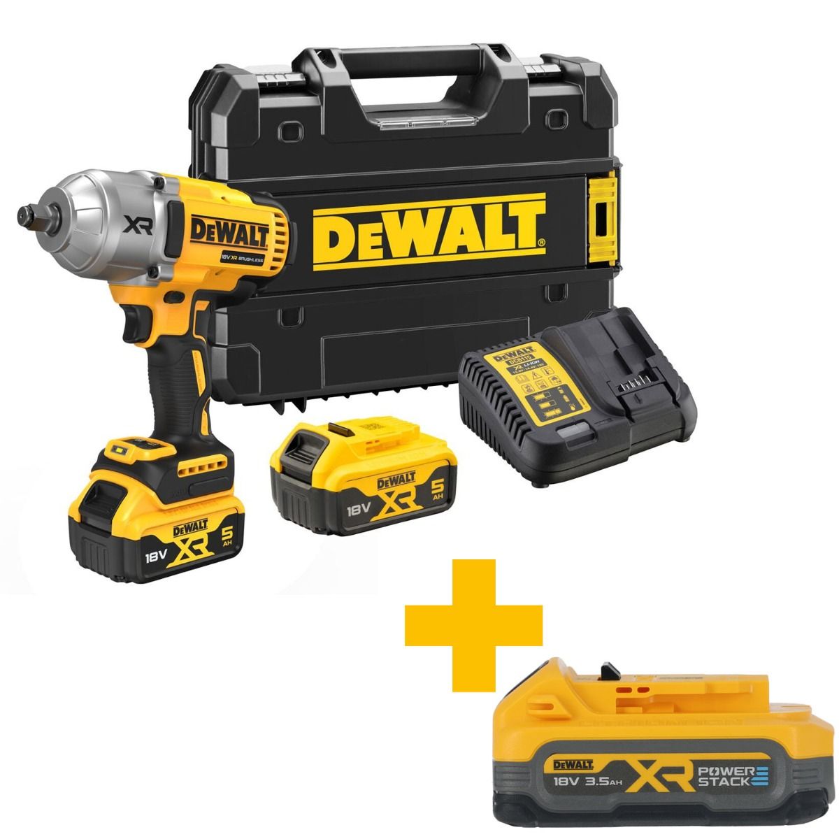 DeWALT DCF900P2T Accu slagmoersleutel 1400Nm 1/2\