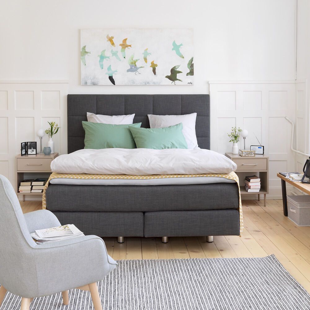 CARA Bett - Buche weiss / B: 160.0 cm x T: 200.0 cm