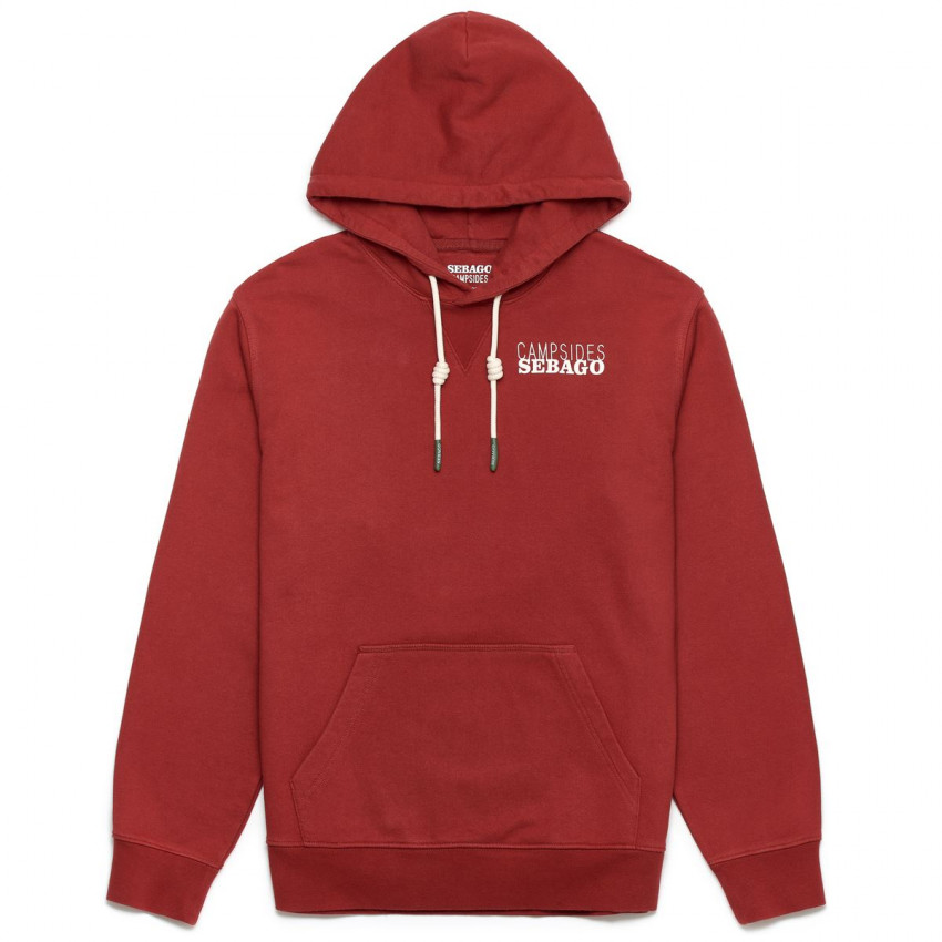 BRUNSWICK RED POMPEIAN-SWEAT A CAPUCHE SEBAGO HOMME