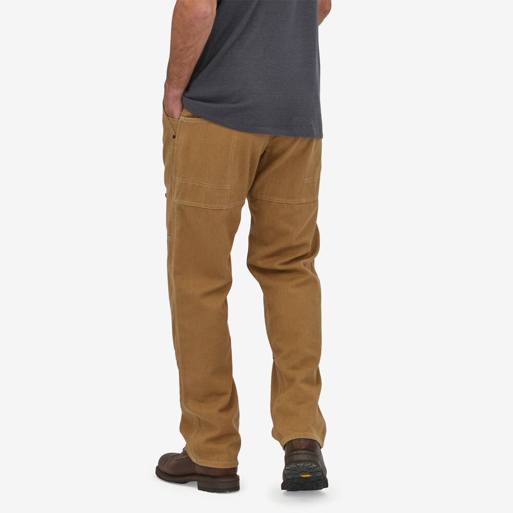 Iron Forge Herren-Hose aus Hanf-Canvas mit doppeltem Knie – Normalgröße