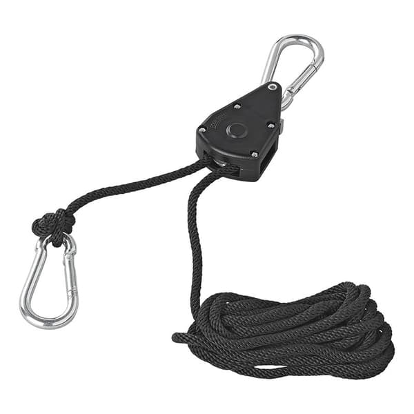 Talje med skralle og tau - sett med 2 stk 68kg