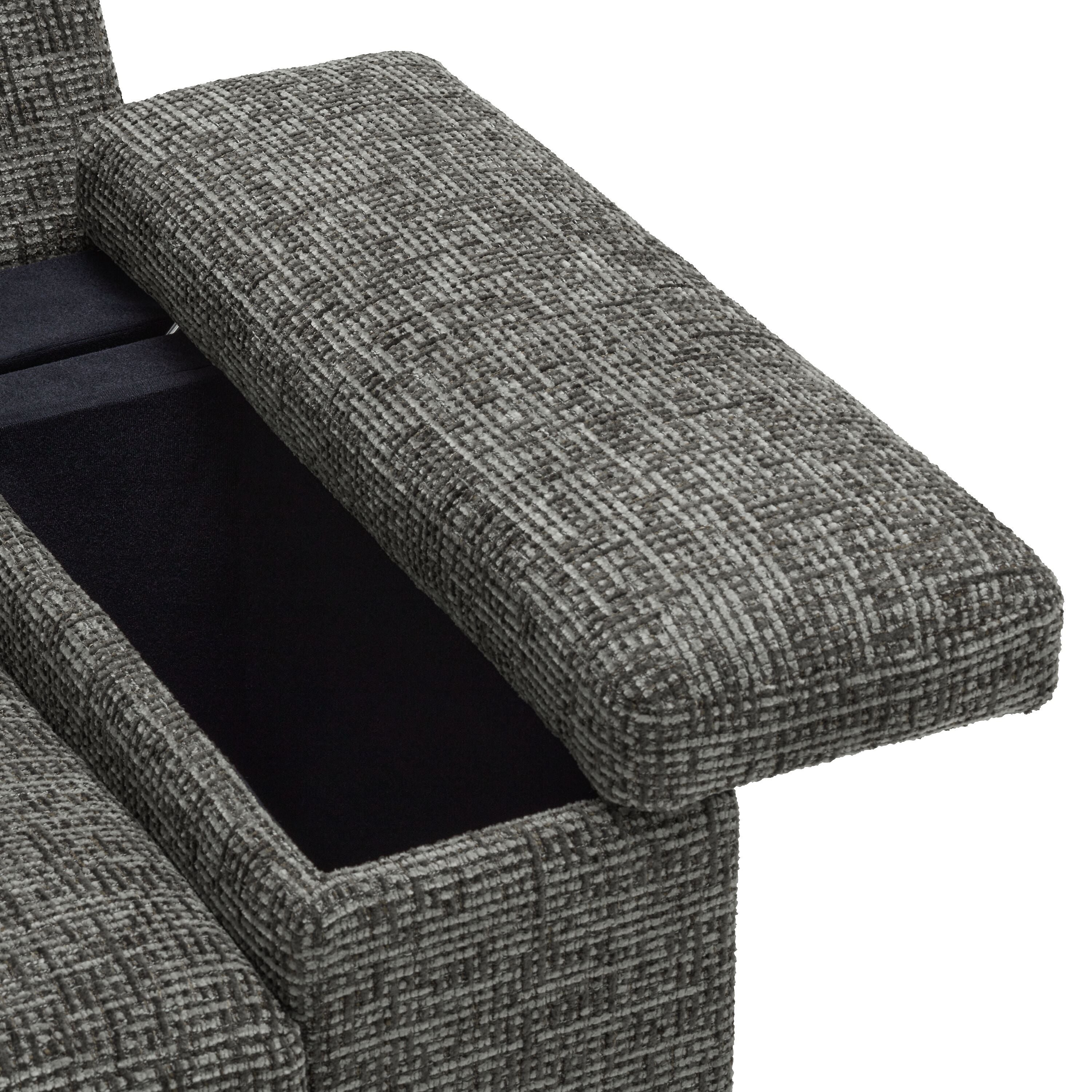 DIENER Sessel - Anthrazit / B: 99.0 cm x T: 92.0 cm x H: 81.0 cm