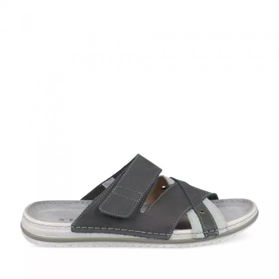 Mules GRIS CAPE BOARD CUIR