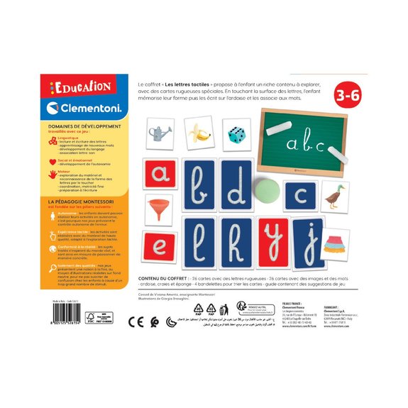 Les Lettres tactiles - Montessori