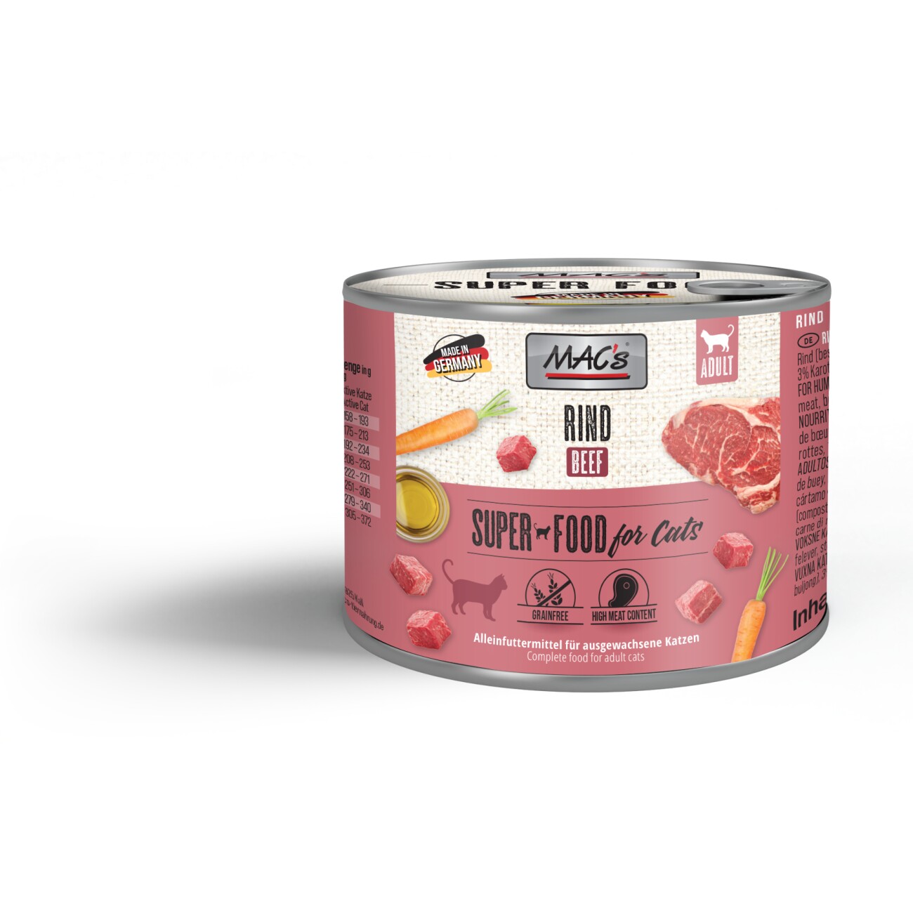 MAC's Nassfutter Katze Adult Rind 6x200 g