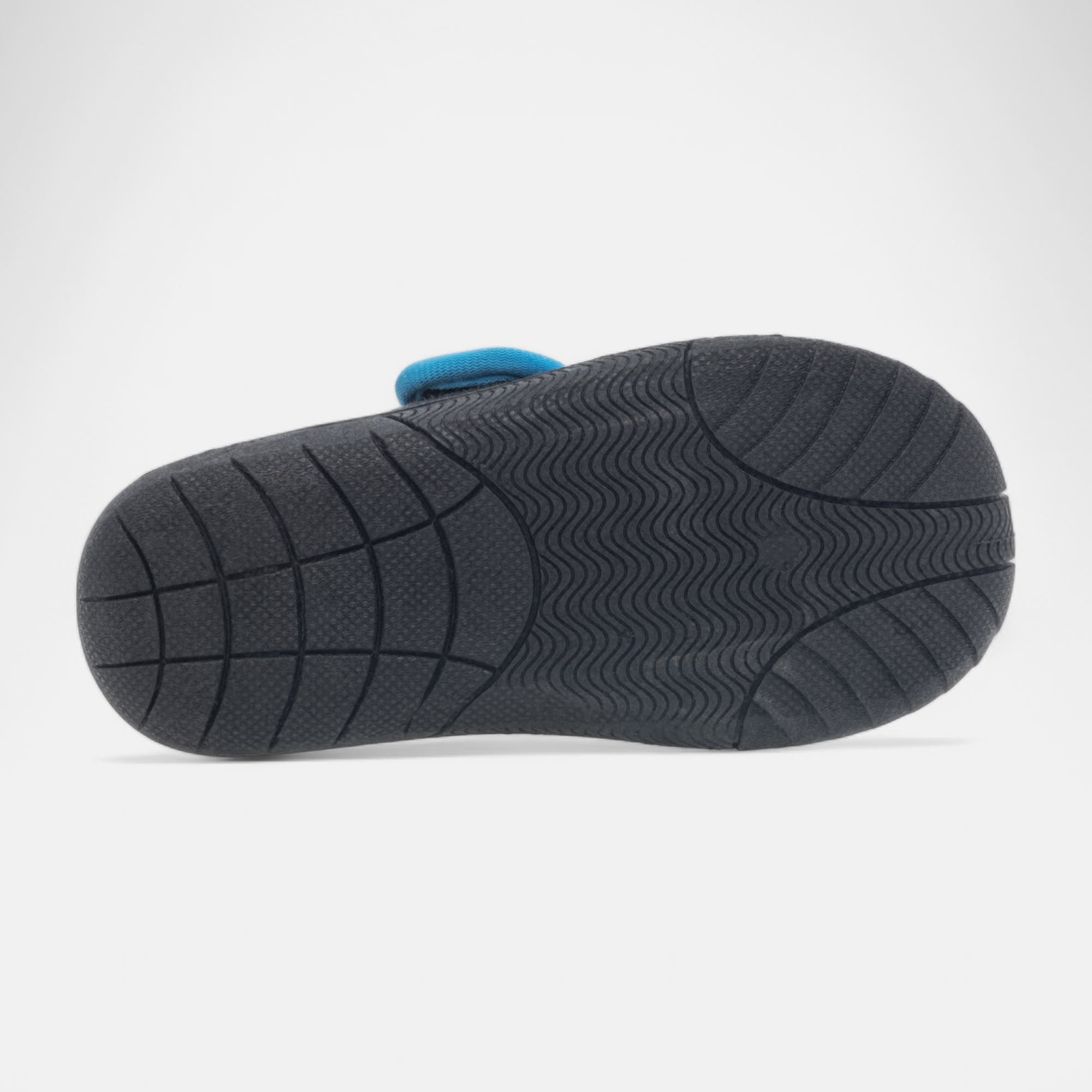 Pantoufles attaches velcros Garçon bleu