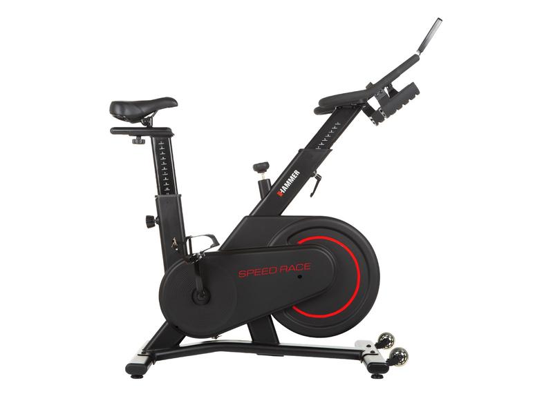 HAMMER Indoor Bike Speed Race Indoor Speed Bike mit Trainingscomputer für dynamisches Ausdauertraining