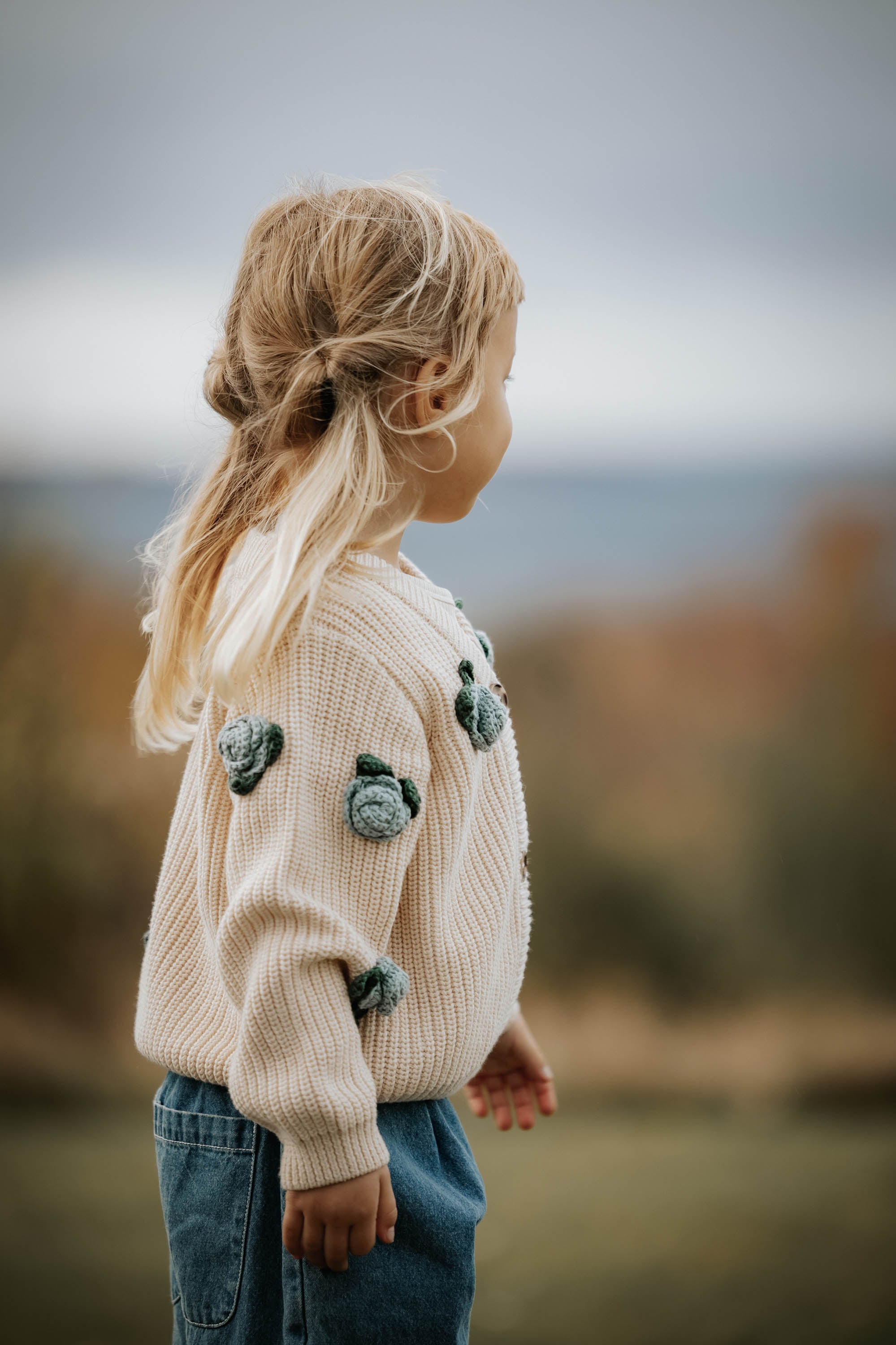 Fliink Cardigan Cool Flower