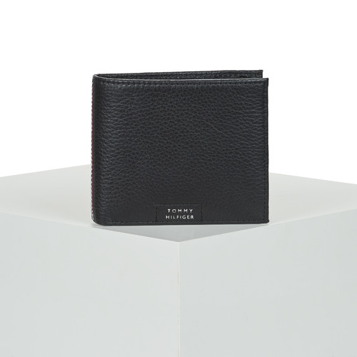Tommy Hilfiger - TH PREM LEATHER CC & COIN - Noir