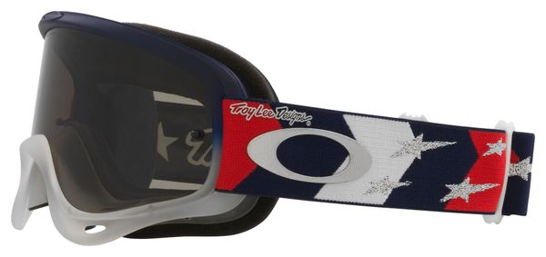 Masque Oakley O-Frame MX x Troy Lee Designs RWB Stars / Ecran Dark Grey / Ref : OO7029-88