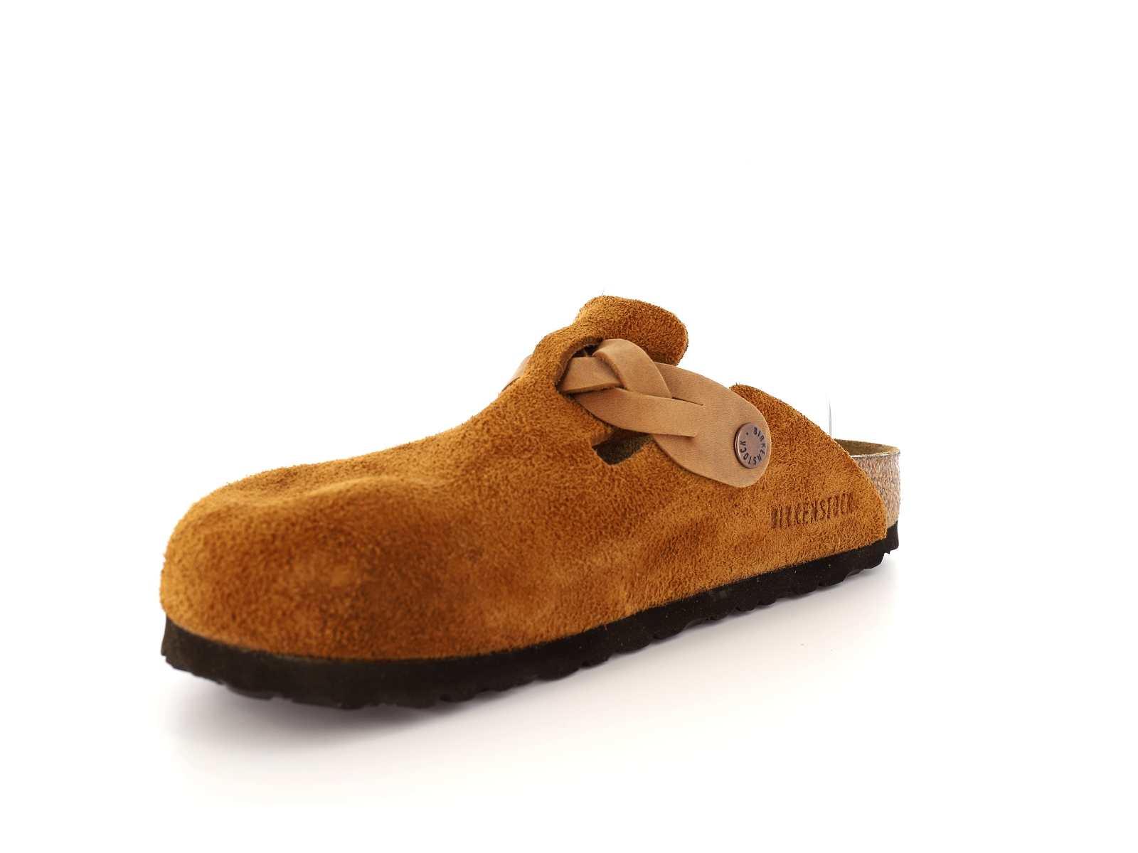Birkenstock-BOSTON LEVE Nubuck Camel