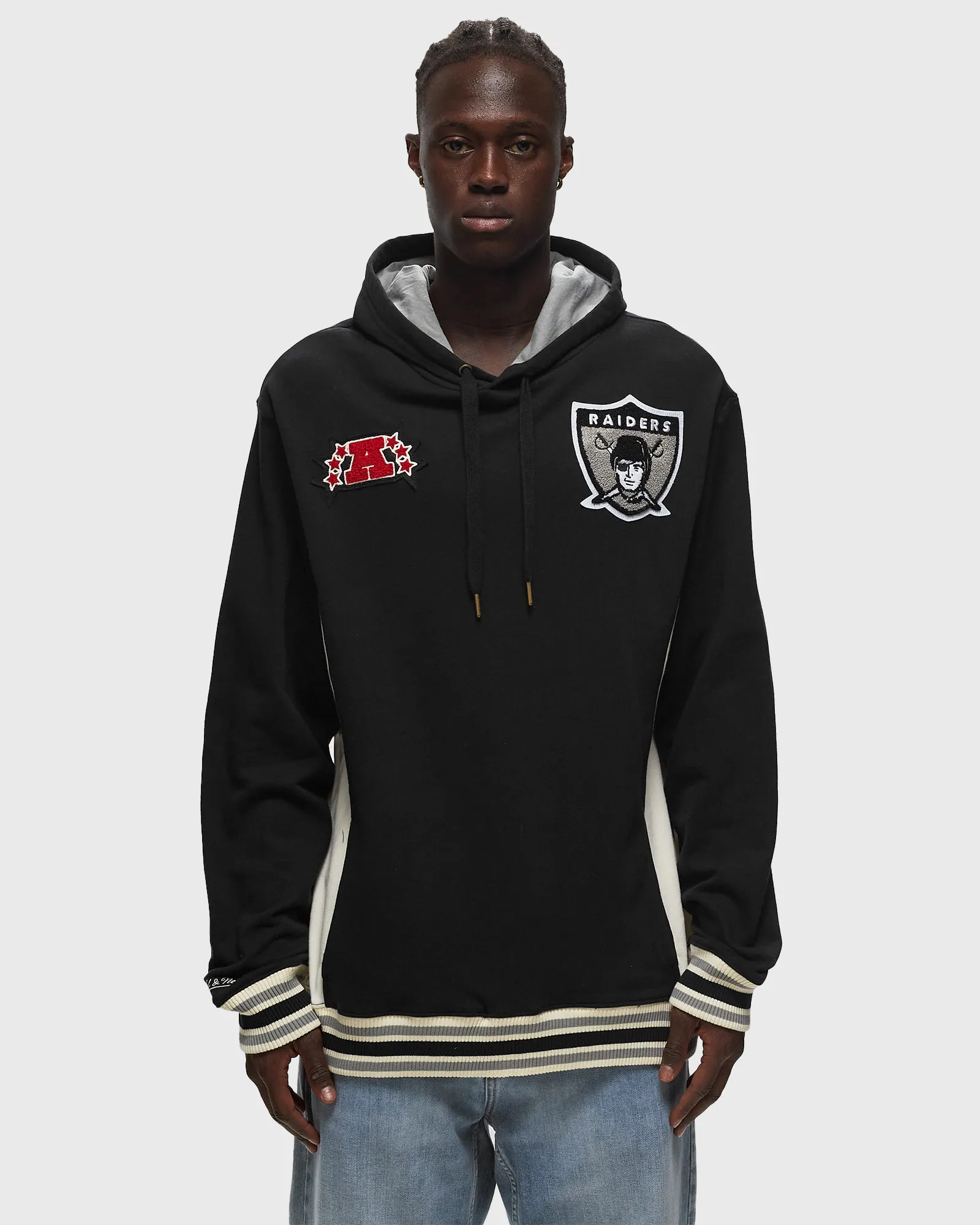 Moletom Mitchell & Ness NFL Team Legacy French Terry Oakland Raiders