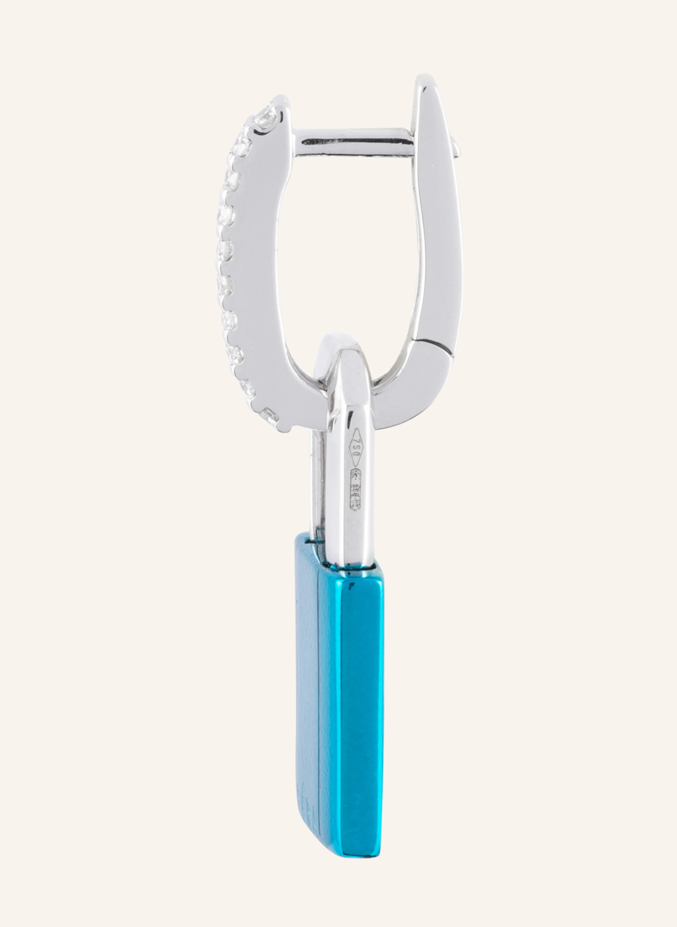 EÉRA Ohrhänger LOCK SMALL mit Diamanten