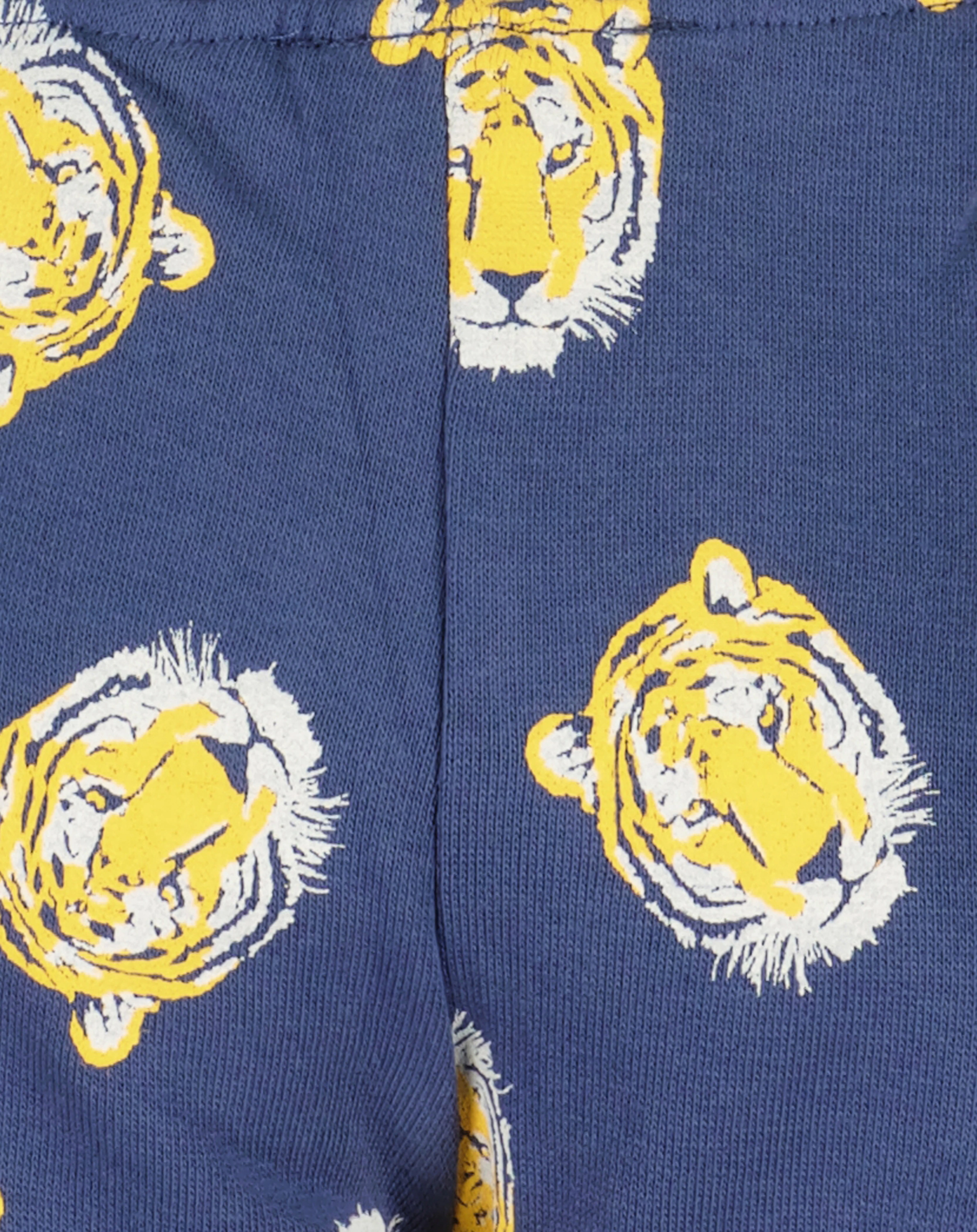 Sweatshorts TIGER AOP in jeansblau