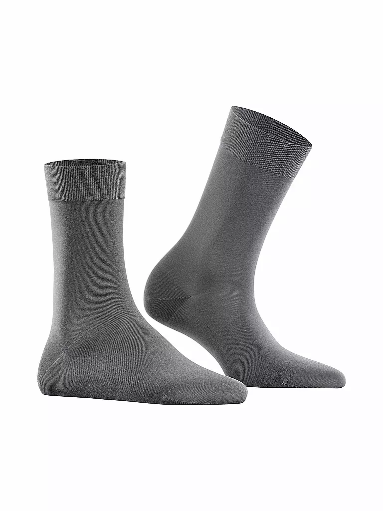 FALKE Socken COTTON TOUCH platinium grau