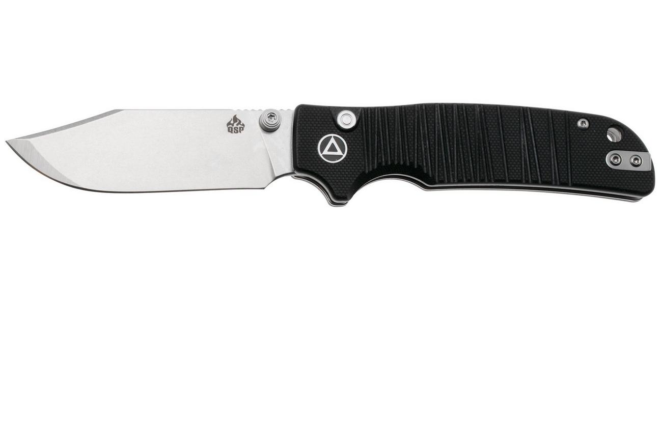 QSP Knife Kali QS159-B1 Stonewashed 14C28N Black G10, zakmes, Keanu Alfaro design