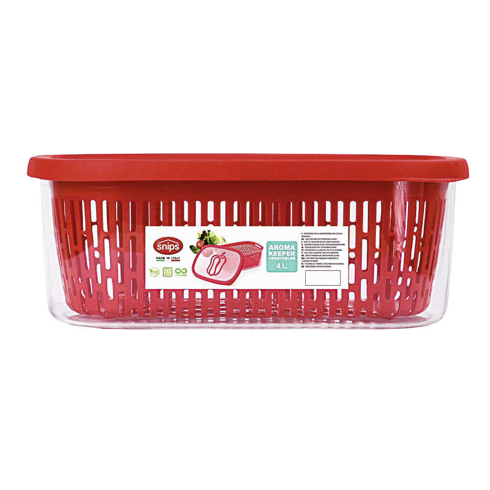 Boîte de conservation alimentaire avec panier fraîcheur 4 L