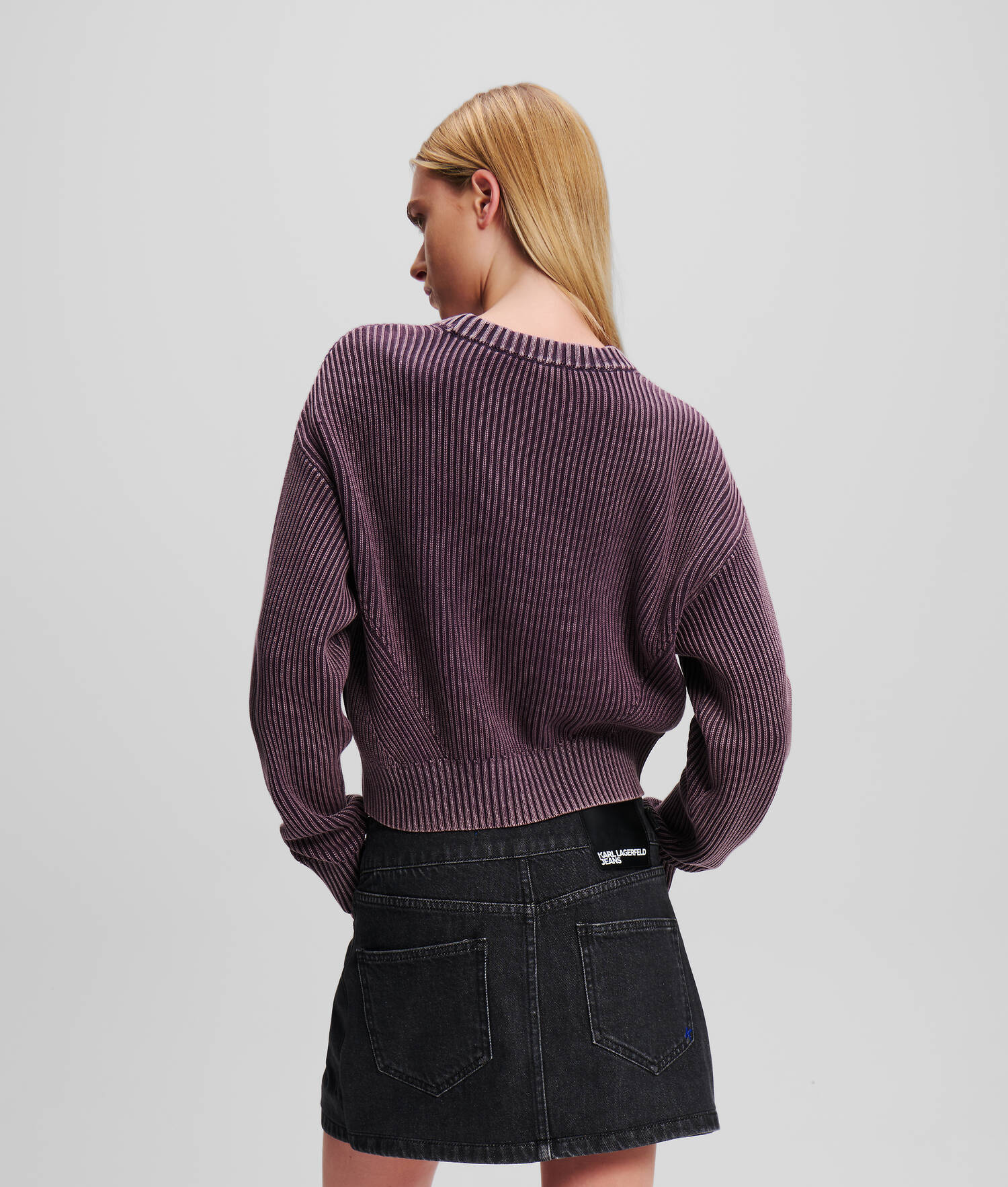 PULL EFFET DÉLAVÉ À L'ACIDE KLJ