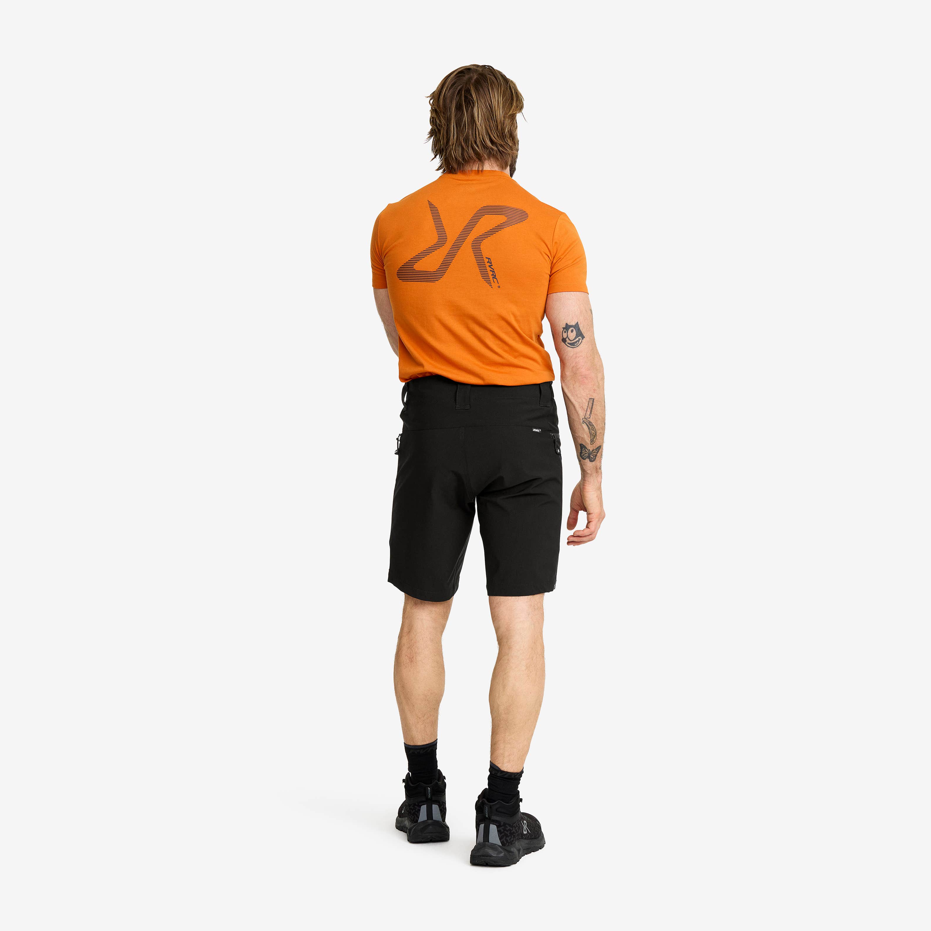 Trail Pro  Shorts Herre Black/White