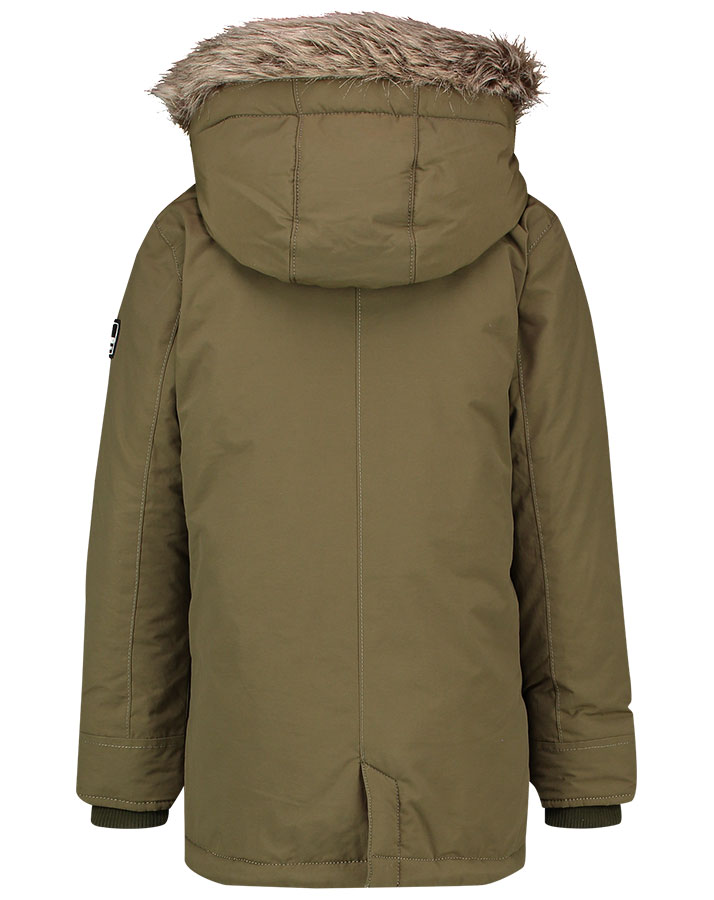 Winterjacke TAHA mit Kunstfellbesatz in ultra army