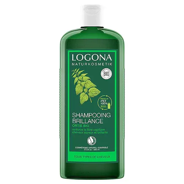 Shampoo Brilho para Cabelo Logona com Urtiga Orgânica 500ml