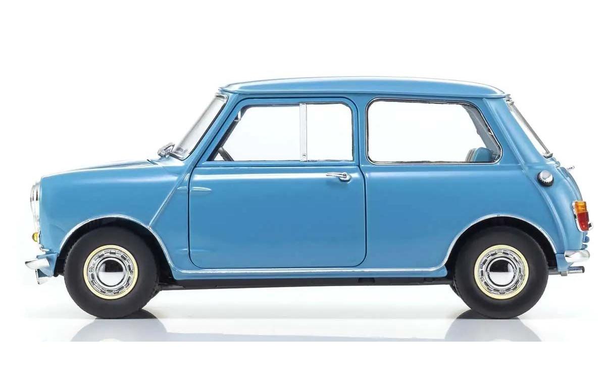 Morris Mini Minor Clipper Blau, 1:18<br>Detailgetreues Modellauto für Sammler im Massstab 1:18