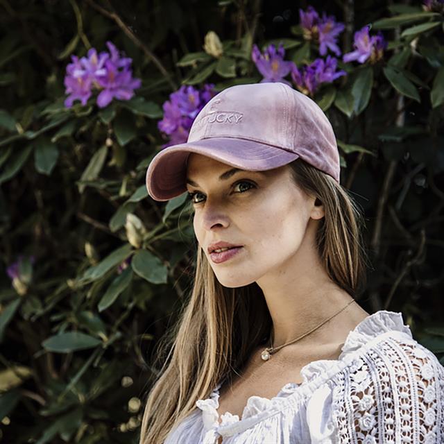 Baseball Cap Kentucky Velvet Middenroze